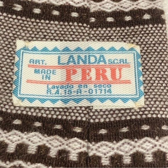 Artesania Landa Llama Wool Neck Tie Hand Made In Peru Career Office Men's OS - Picture 4 of 6